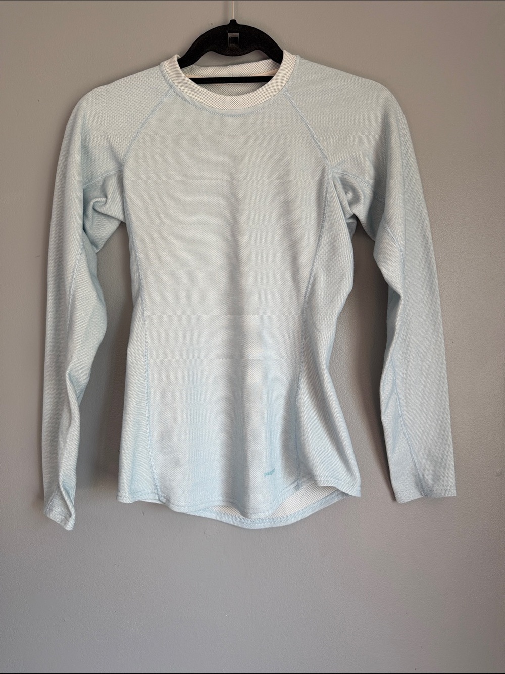Patagonia Capilene Lightweight Long Sleeve Crew‎ Base Layer Top Blue XSmall